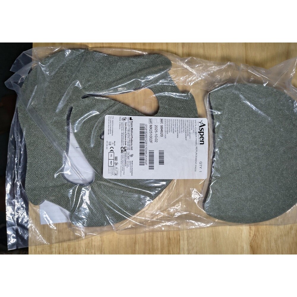 Aspen Vista ICU Back Panel Replacement Pads Upper Spine Pad #984620